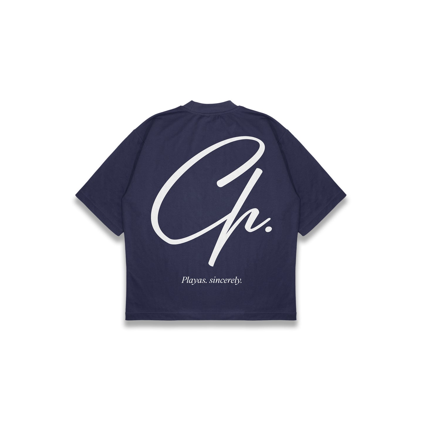 Boxy "AUTOGRAPH" in Navy Blue
